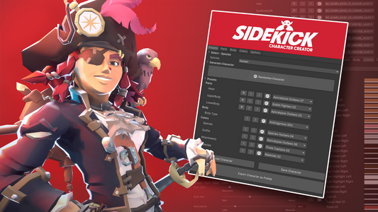 Now Available: Sidekick Modular Character Packs