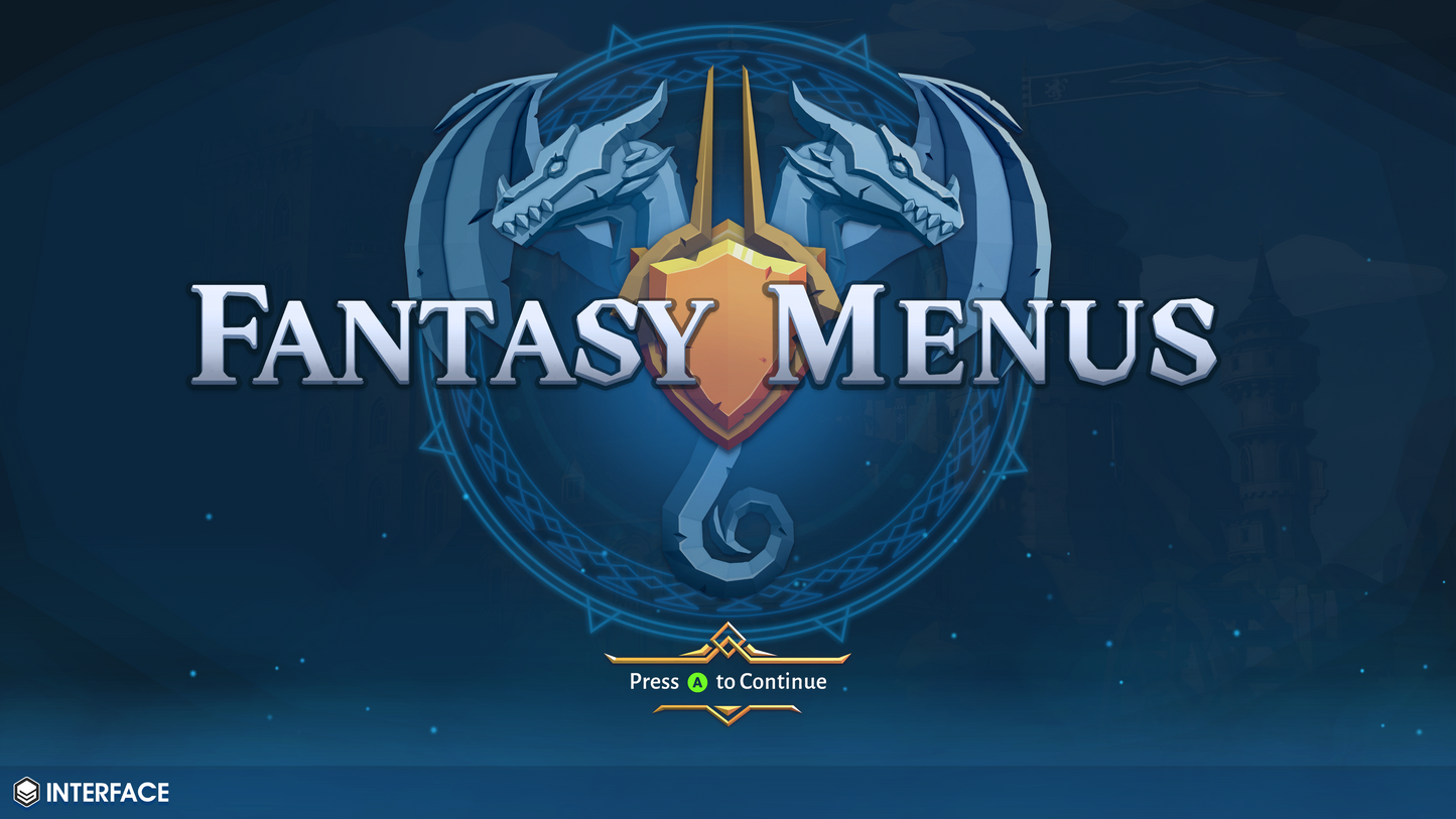 Customisable dragon-themed 2D sprites and icons for styling game menus