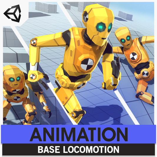 ANIMATION Base Locomotion 3D asset pack cover image