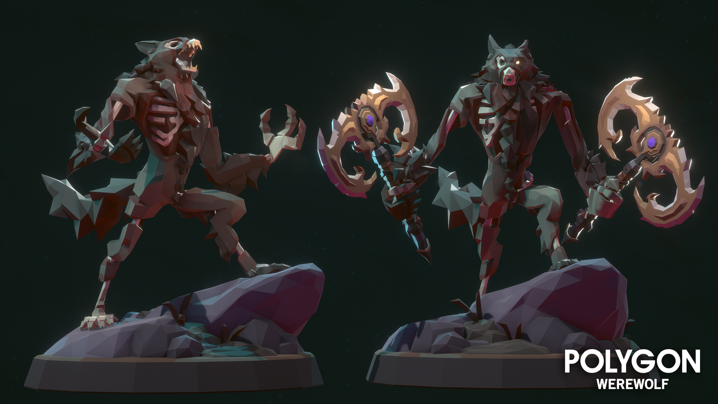 POLYGON - Werewolf zombie skin