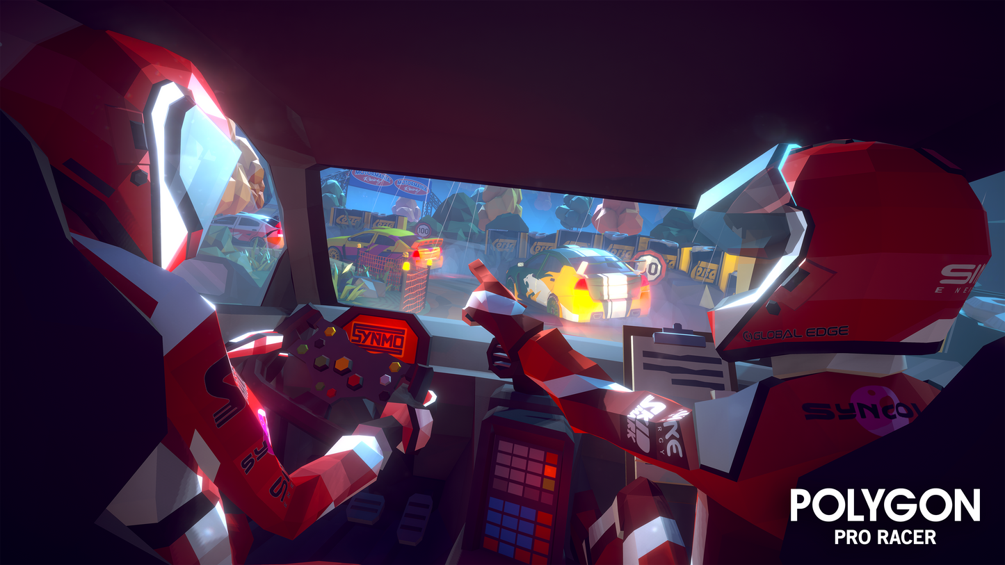 Cockpit view of a navigator directing the driver of a stock car during a ralley car race