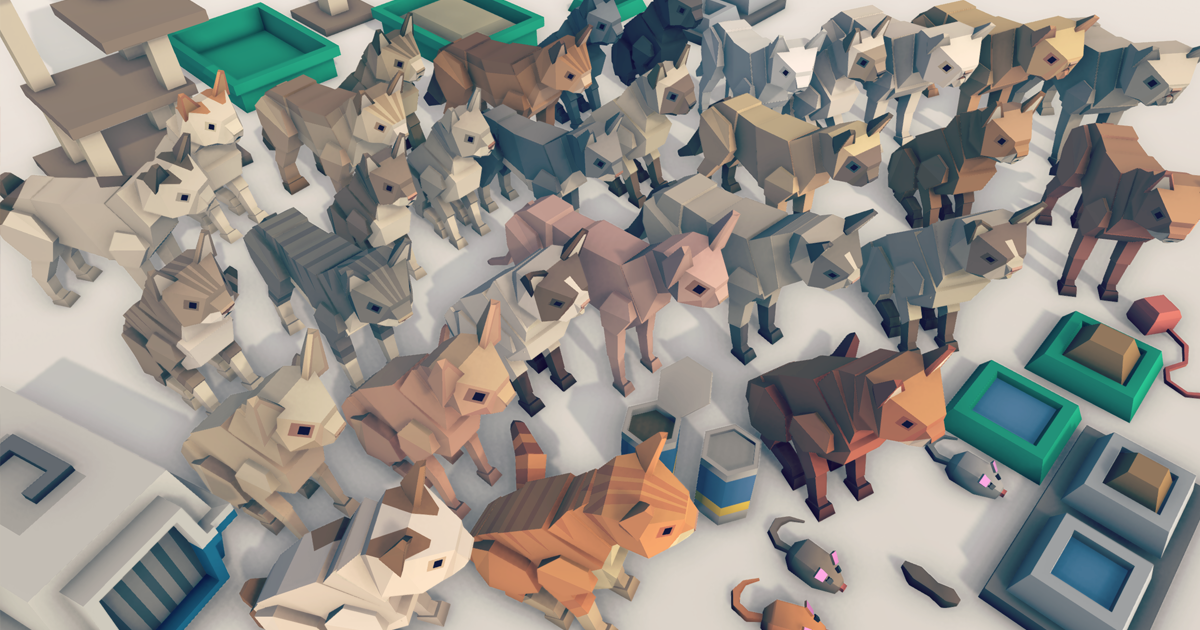 Simple Bundle - Complete Collection - 37 Low Poly Game Asset Packs