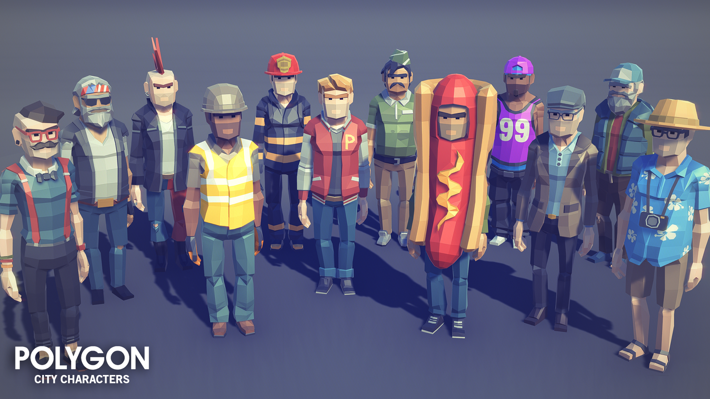 POLYGON - City Characters Pack