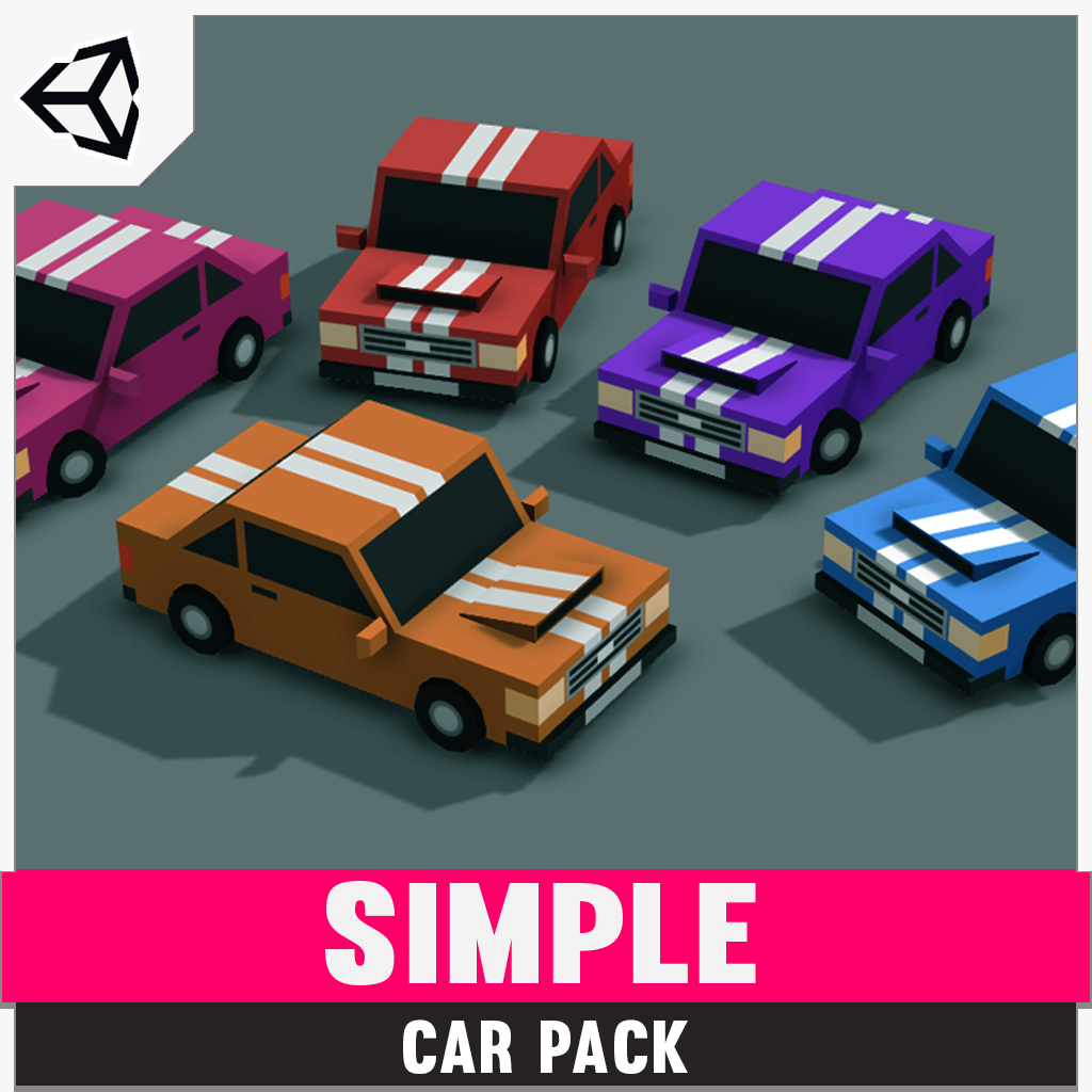Simple Car Pack for Unity game development