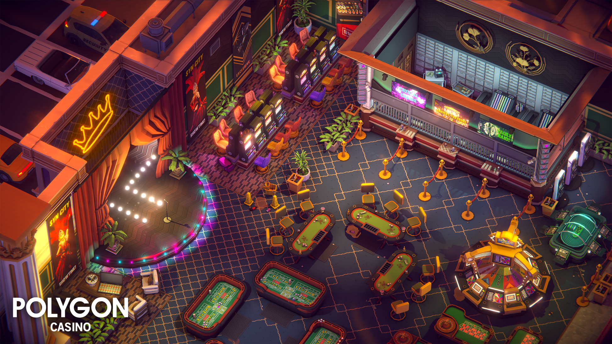 POLYGON Casino 3D asset pack