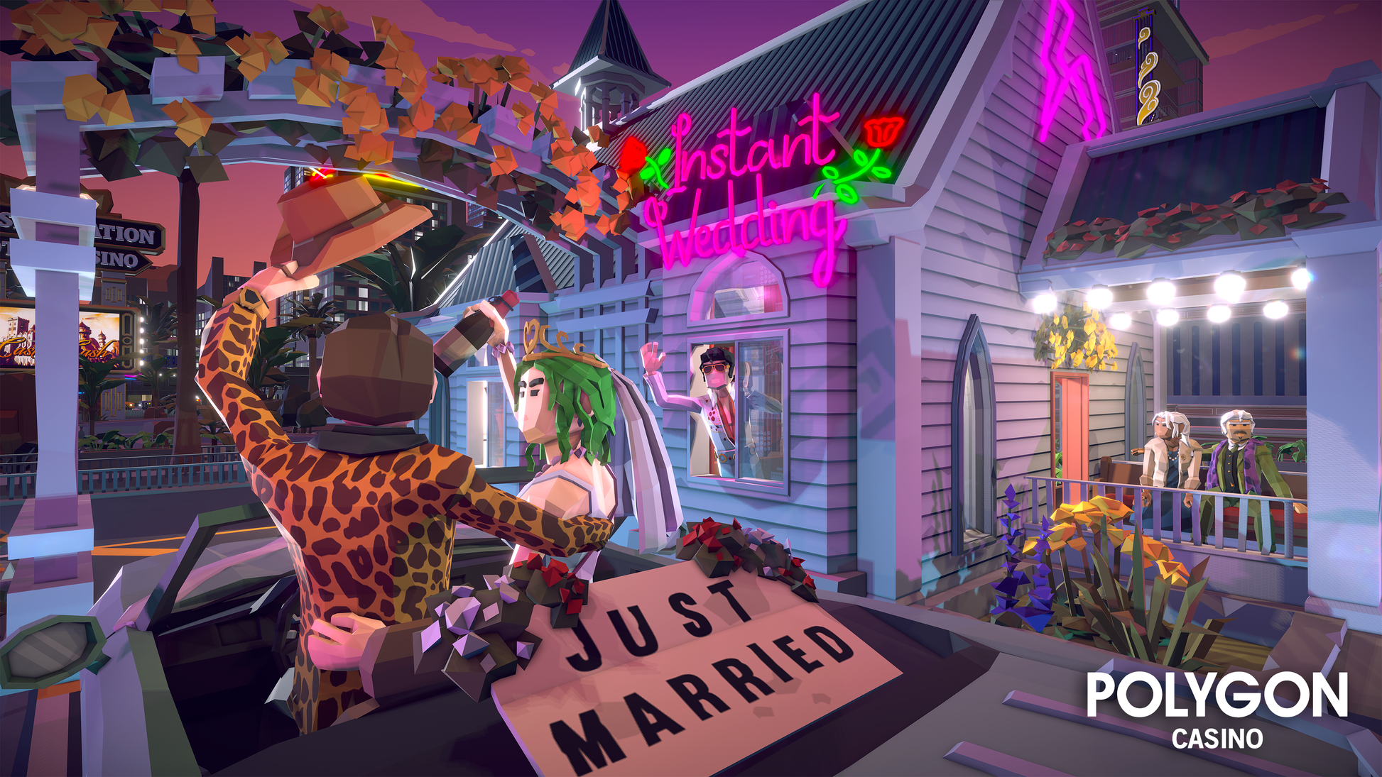 POLYGON Casino 3D asset pack for Unity and Unreal Engine game development