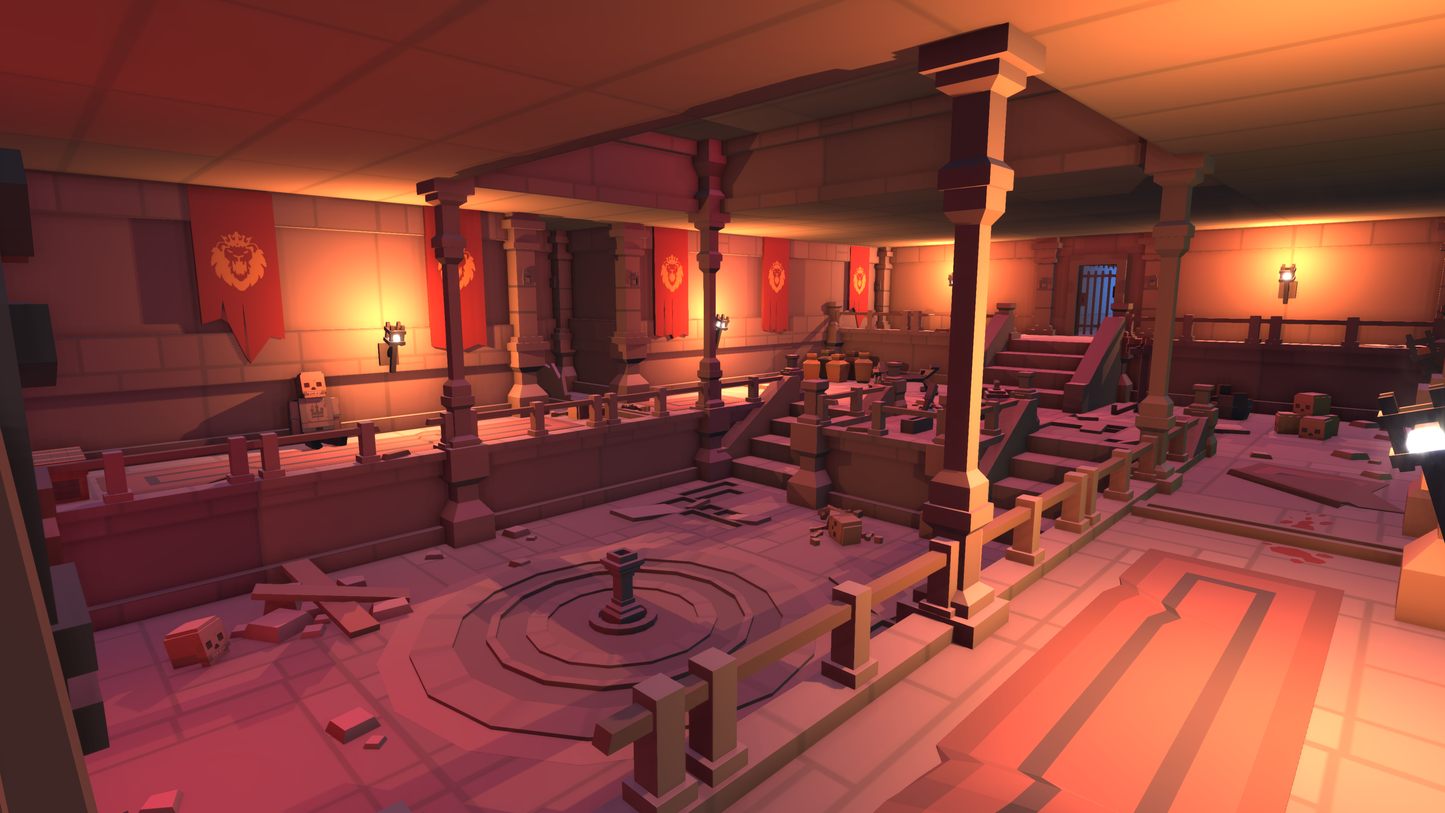 Simple Dungeons crypt game assets