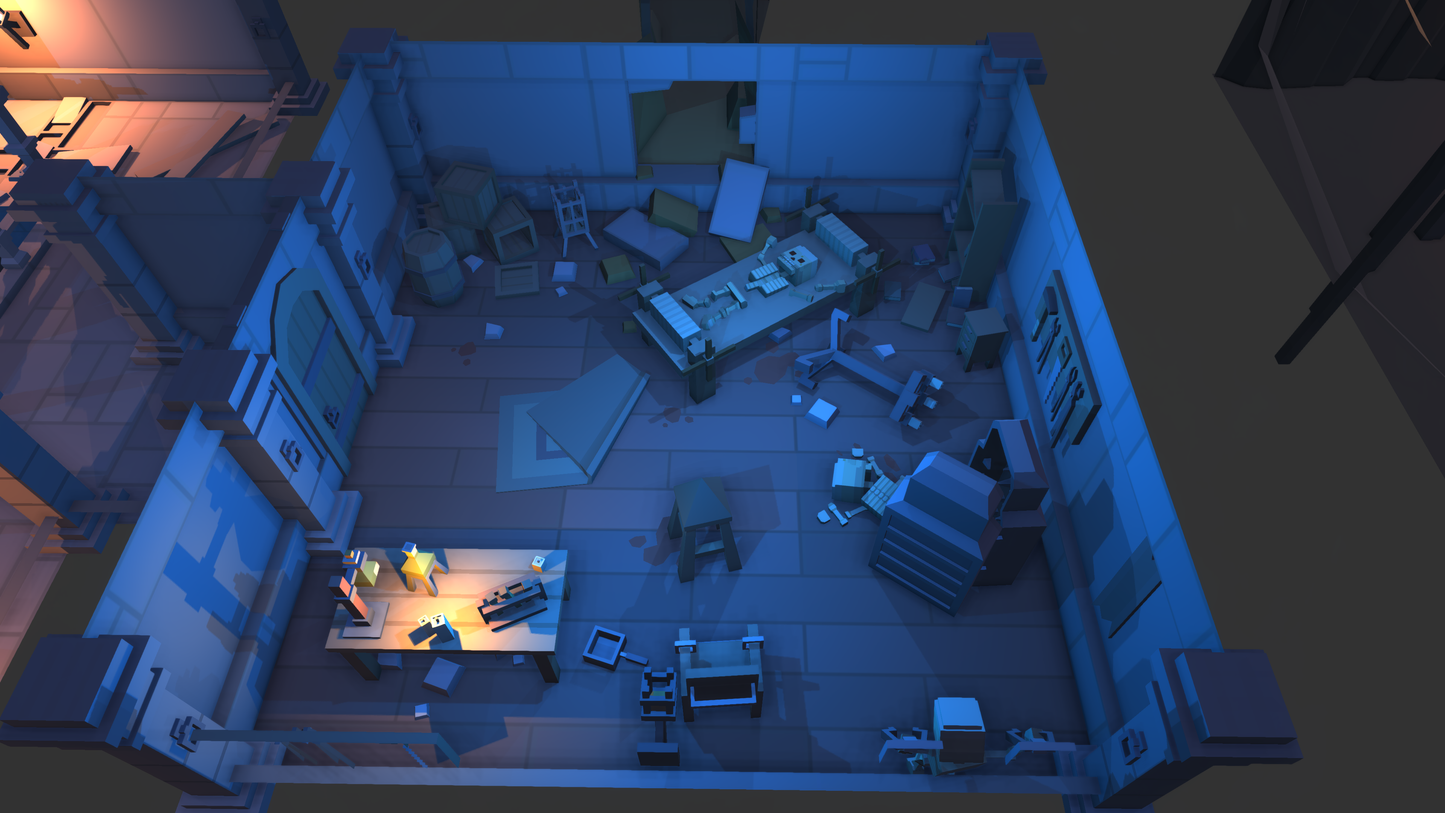 Simple Dungeons torture room game assets