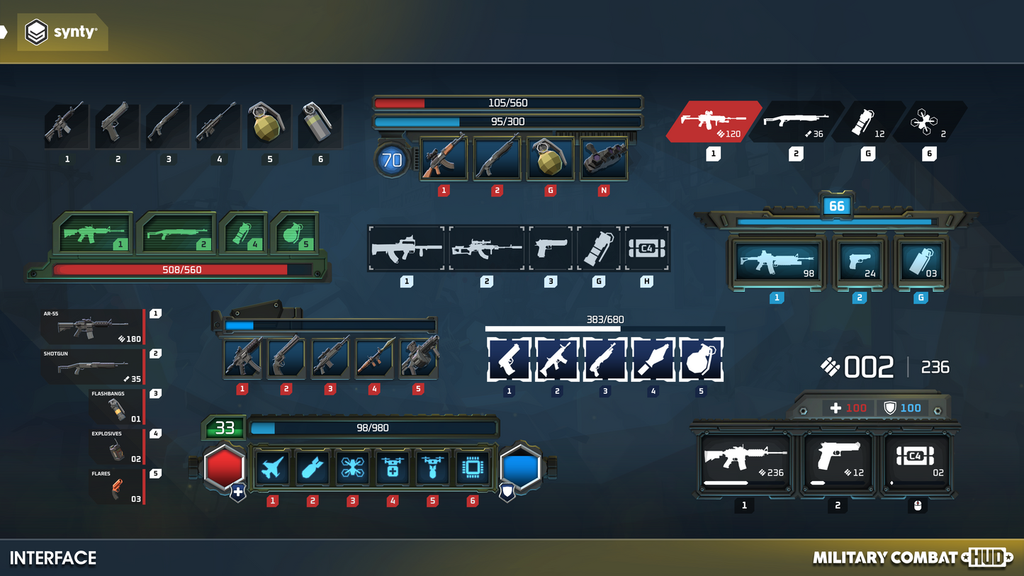 INTERFACE - Military Combat HUD