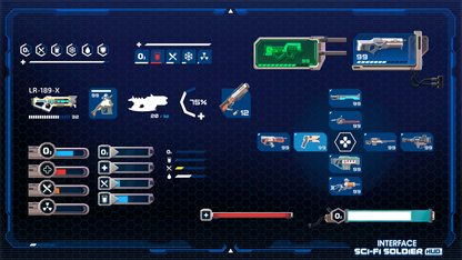 INTERFACE - Sci-Fi Soldier HUD