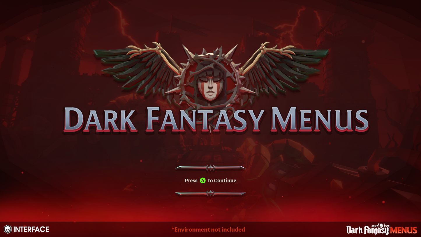 INTERFACE - Dark Fantasy Menus