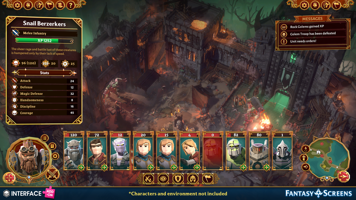 INTERFACE - Fantasy Screens Add-On