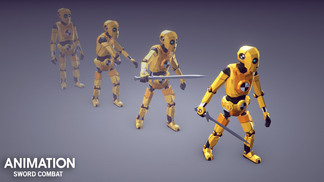 ANIMATION | Sword Combat | 3D Asset Pack – Synty Store