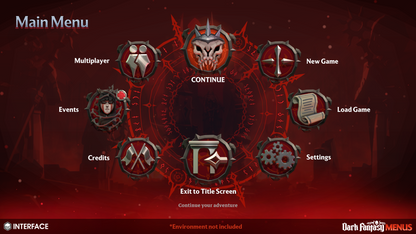 INTERFACE - Dark Fantasy Menus