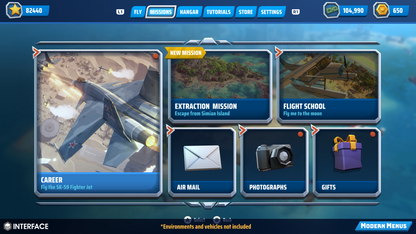 INTERFACE - Modern Menus