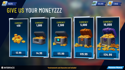 INTERFACE - Modern Menus