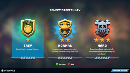 INTERFACE - Modern Menus