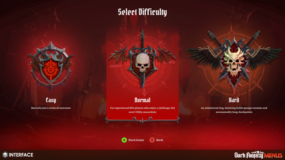 INTERFACE - Dark Fantasy Menus