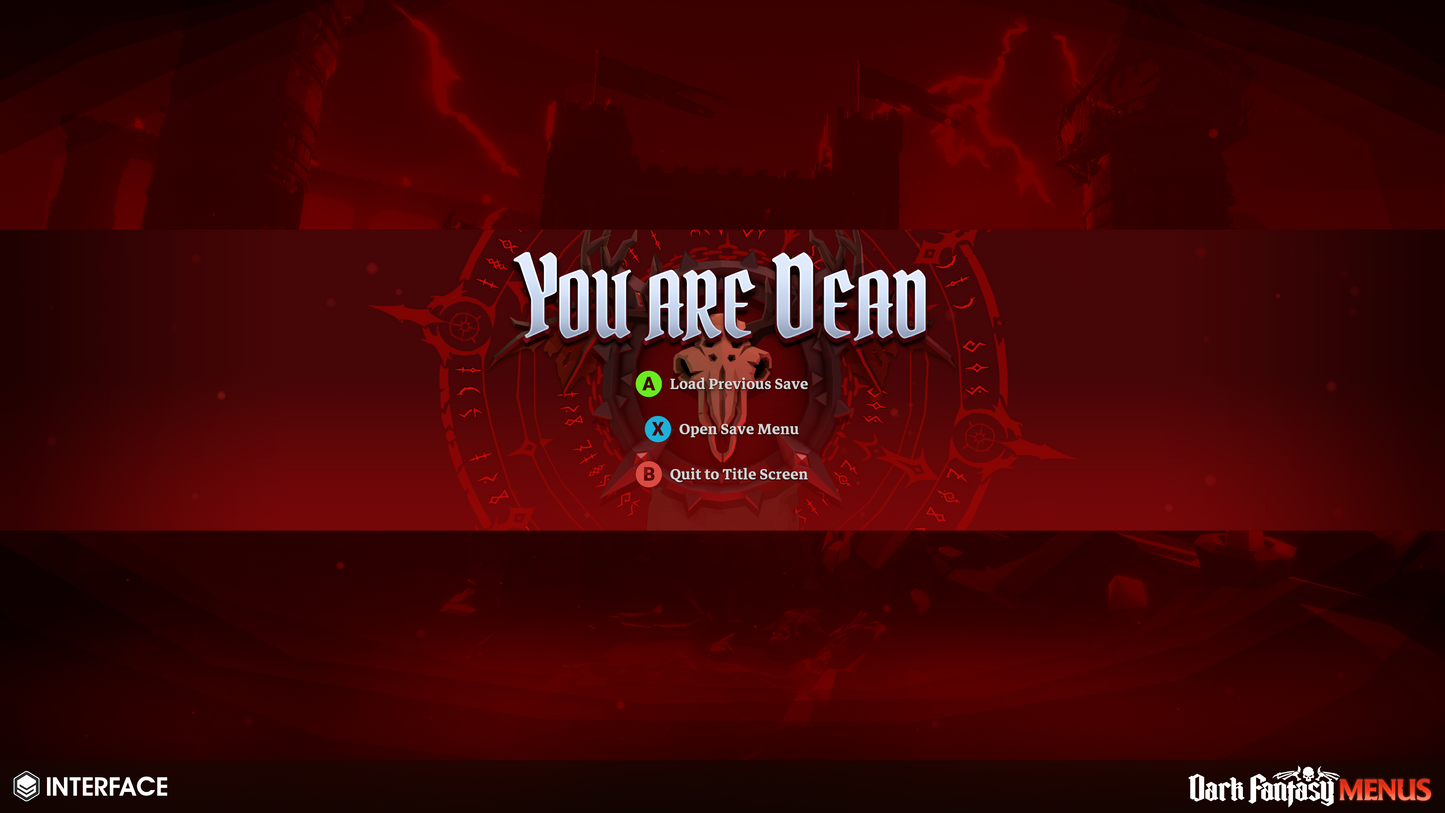 INTERFACE - Dark Fantasy Menus