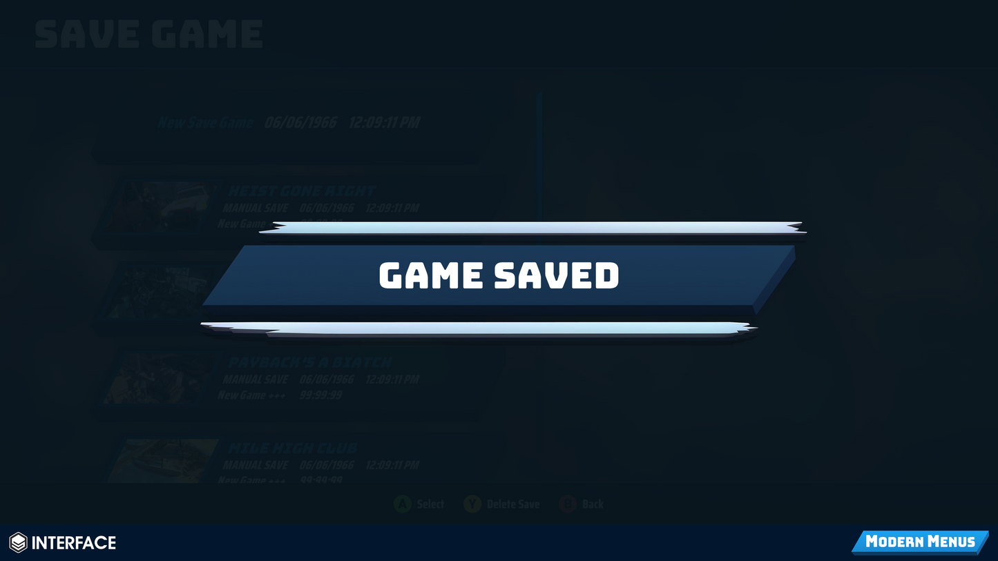 INTERFACE - Modern Menus