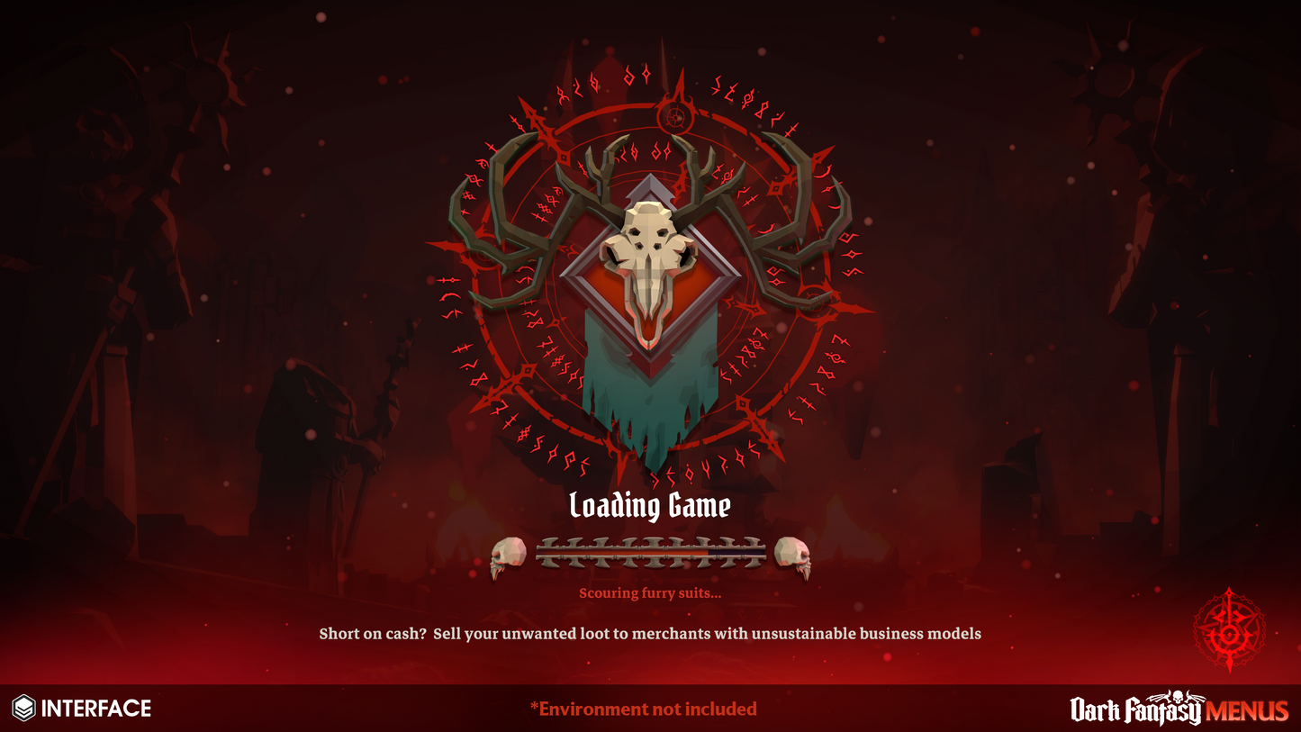 INTERFACE - Dark Fantasy Menus