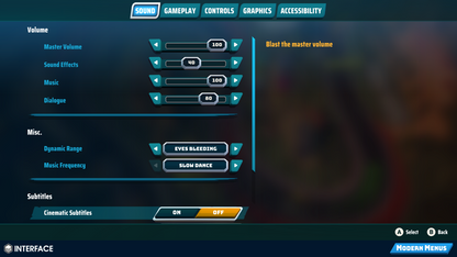 INTERFACE - Modern Menus