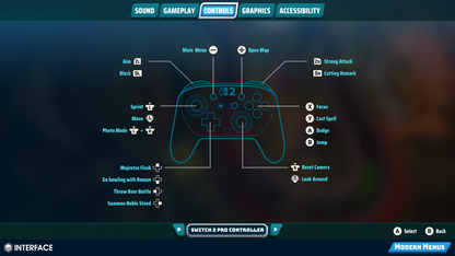 INTERFACE - Modern Menus