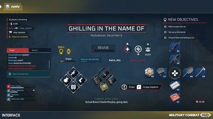 INTERFACE - Military Combat HUD