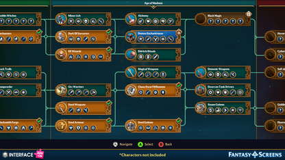 INTERFACE - Fantasy Screens Add-On