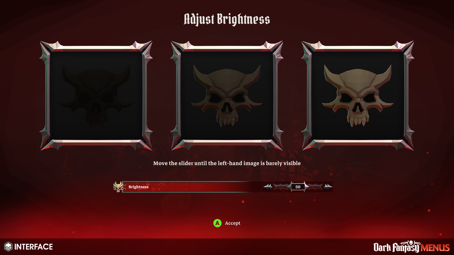 INTERFACE - Dark Fantasy Menus