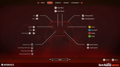 INTERFACE - Dark Fantasy Menus