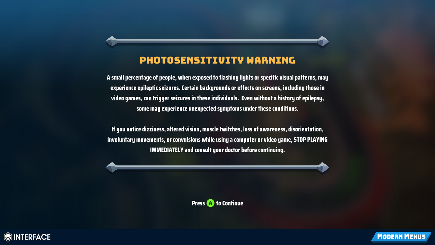 INTERFACE - Modern Menus