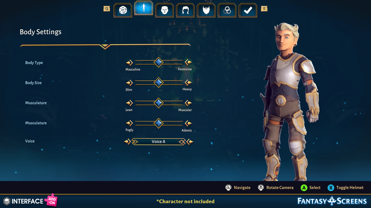 INTERFACE - Fantasy Screens Add-On