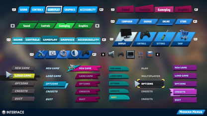 INTERFACE - Modern Menus