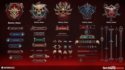 INTERFACE - Dark Fantasy Menus