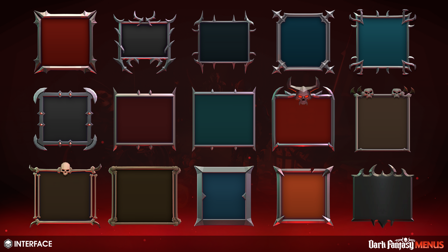 INTERFACE - Dark Fantasy Menus