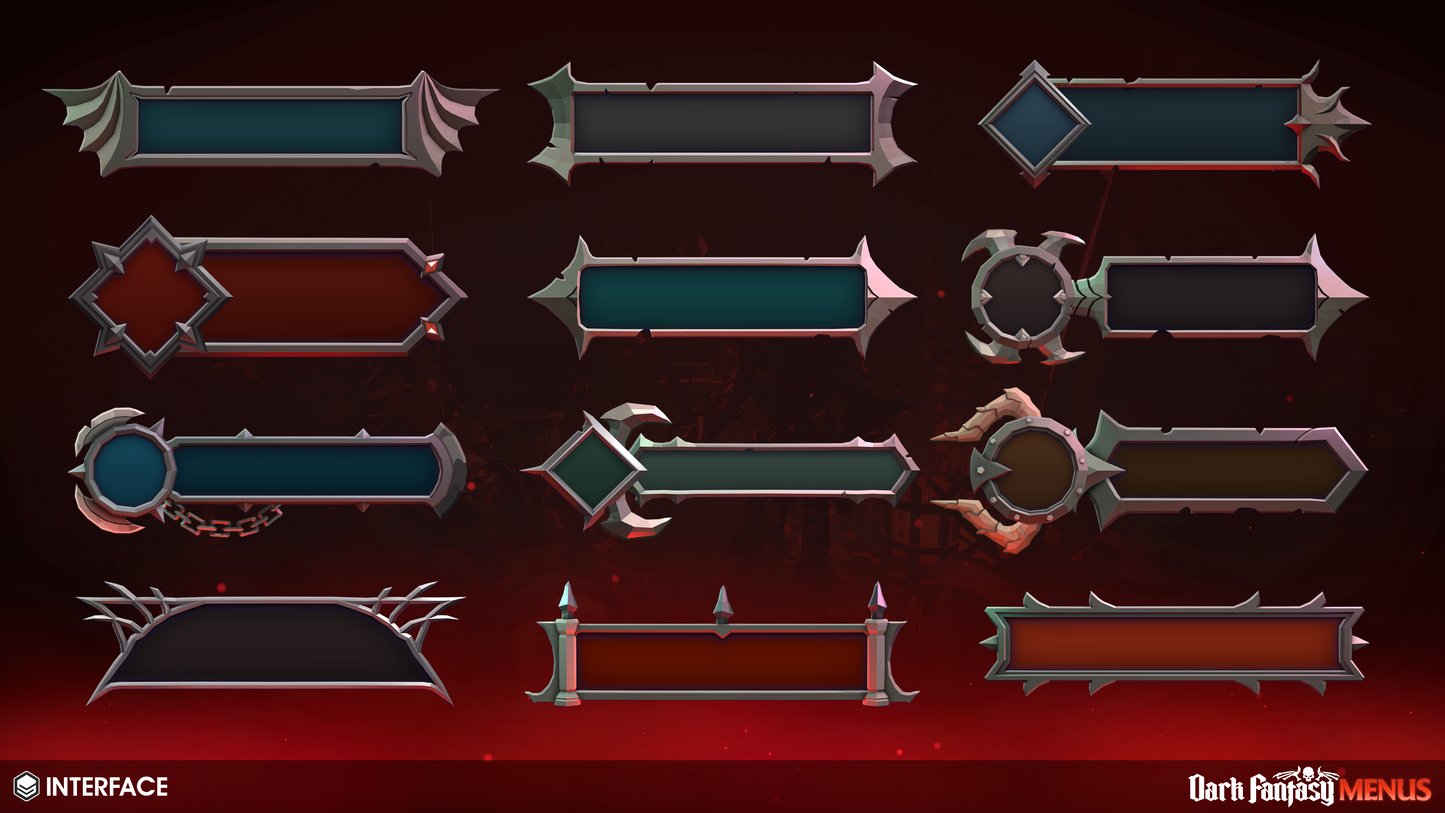 INTERFACE - Dark Fantasy Menus