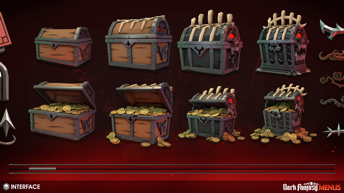 INTERFACE - Dark Fantasy Menus