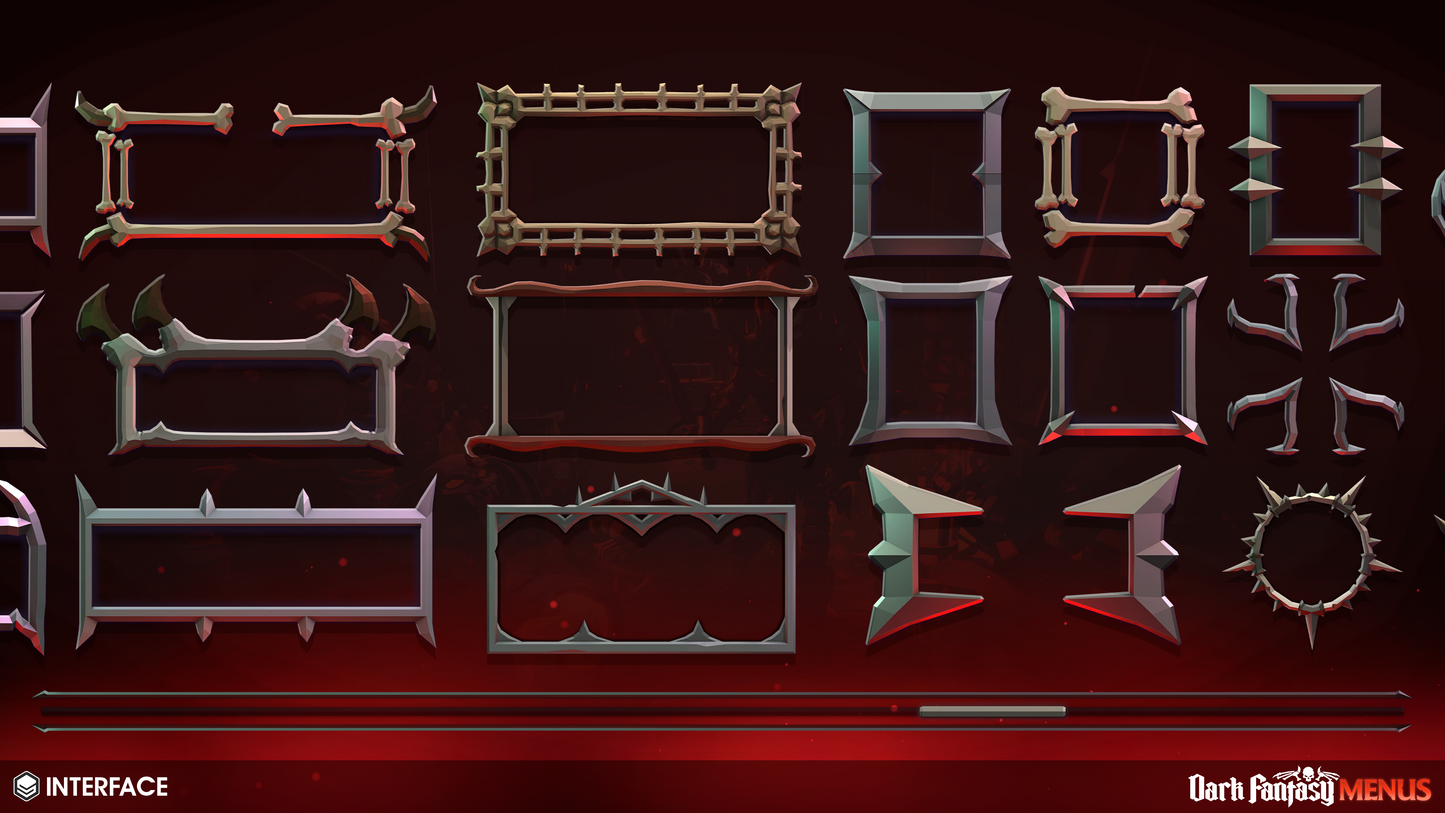 INTERFACE - Dark Fantasy Menus