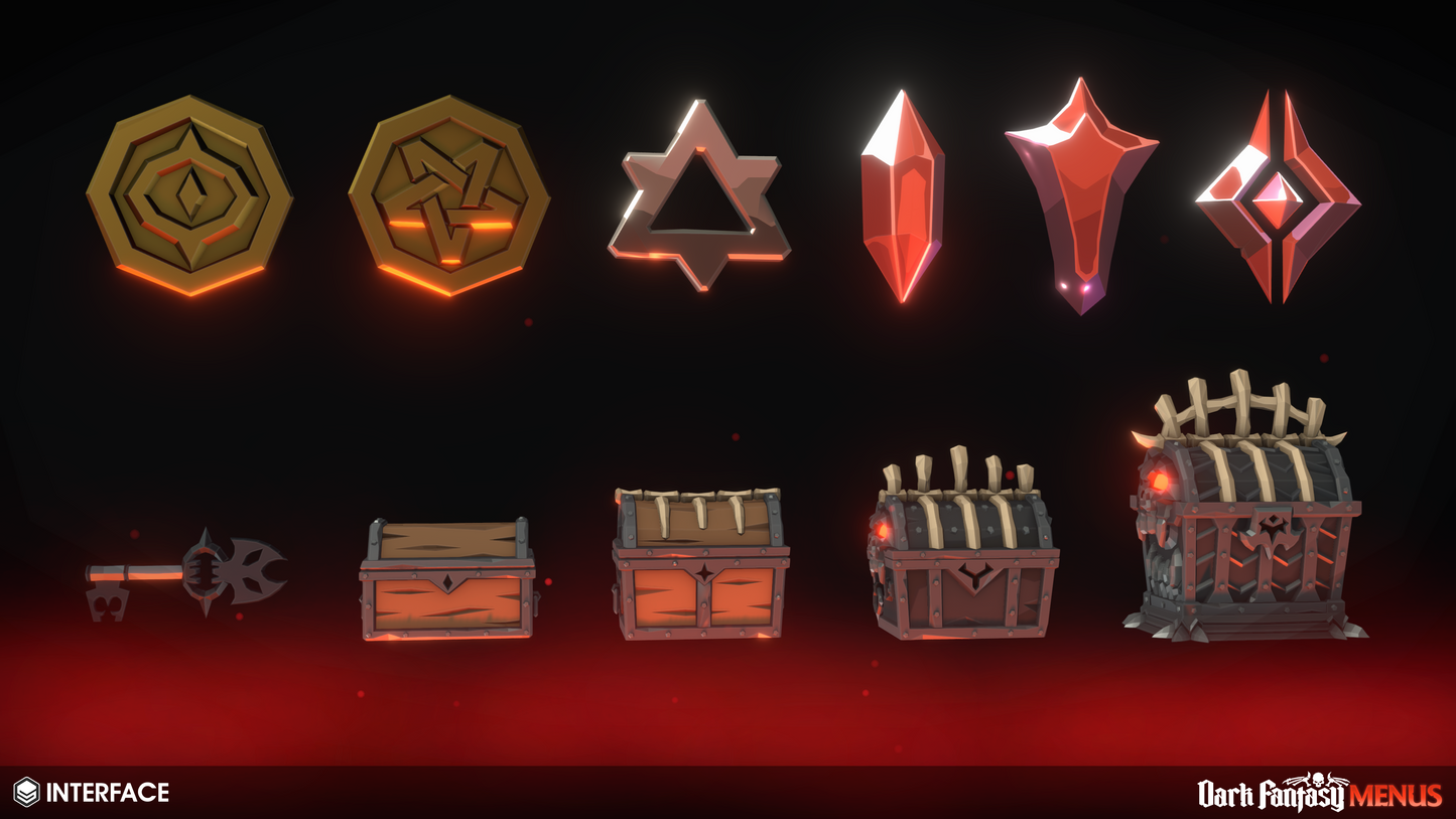 INTERFACE - Dark Fantasy Menus