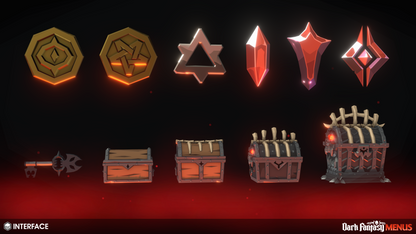 INTERFACE - Dark Fantasy Menus