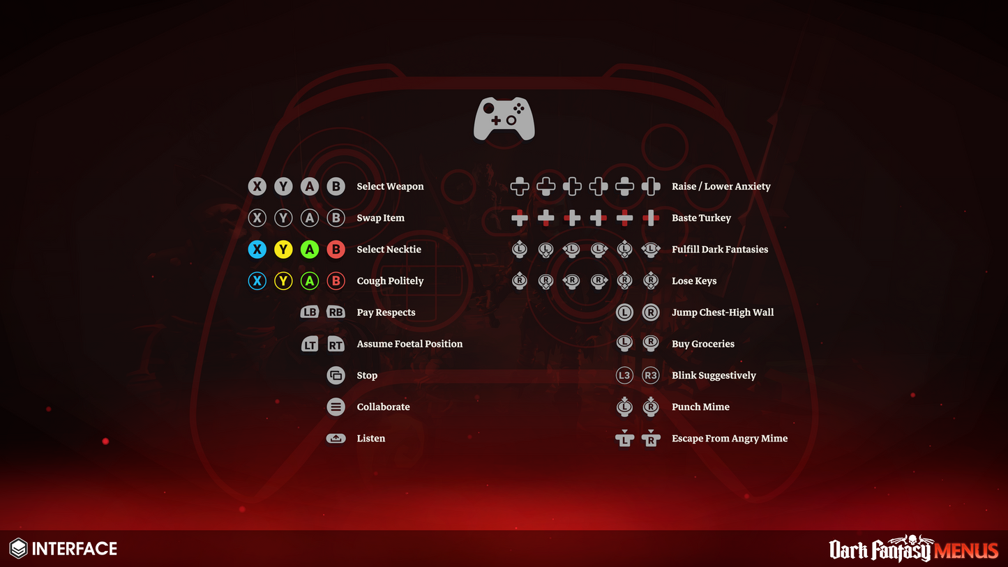 INTERFACE - Dark Fantasy Menus