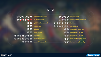 INTERFACE - Modern Menus