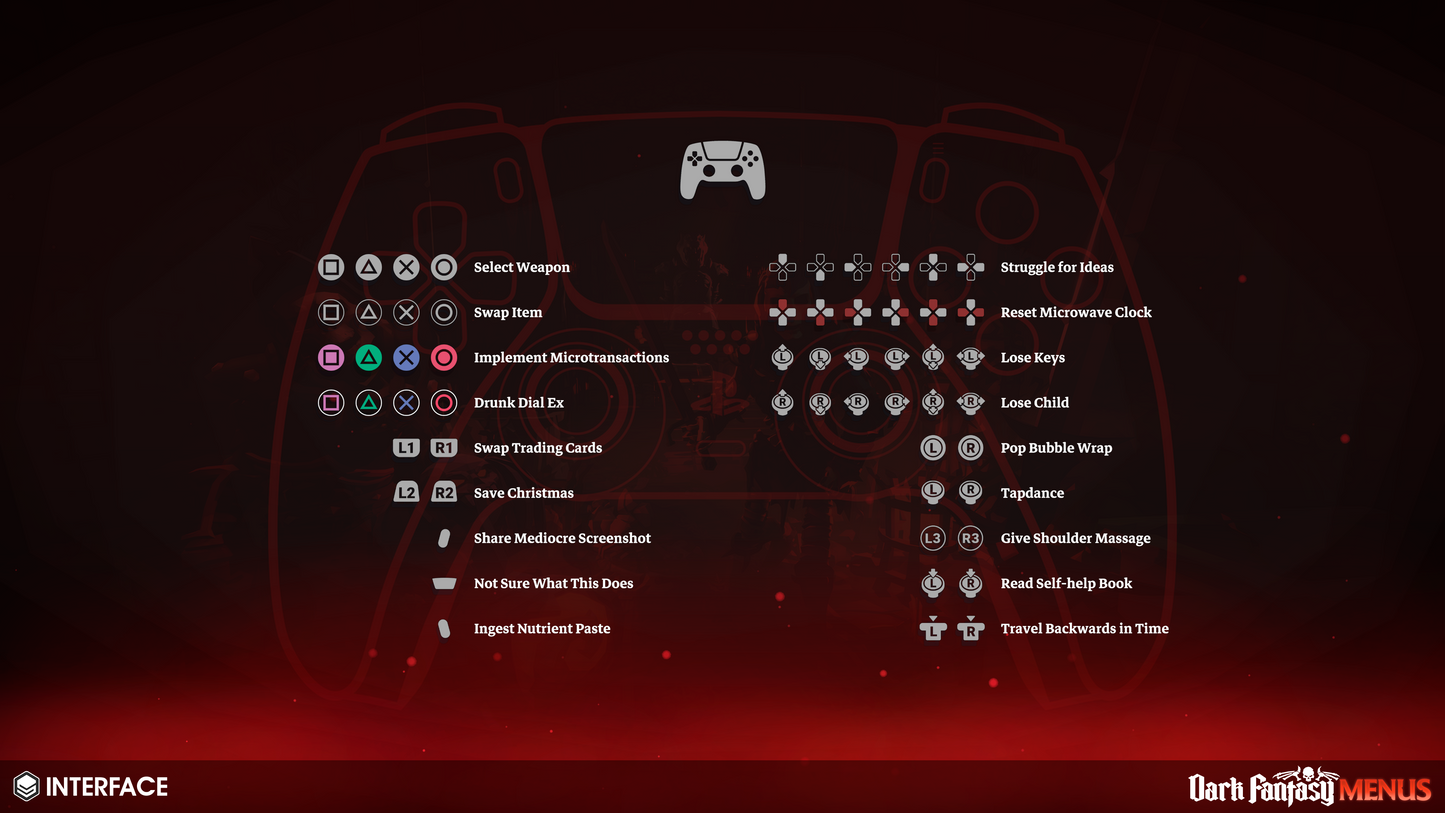 INTERFACE - Dark Fantasy Menus