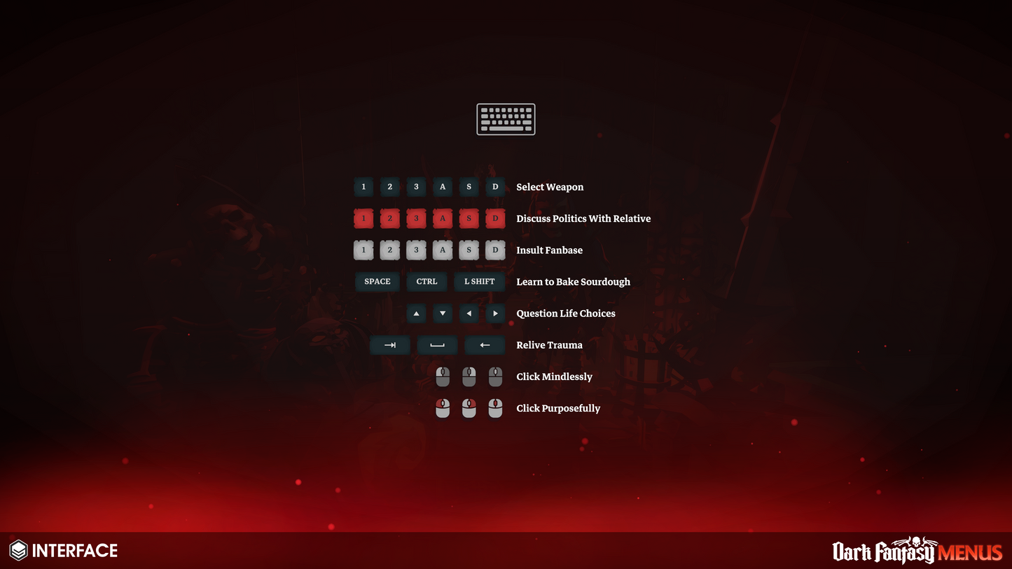 INTERFACE - Dark Fantasy Menus