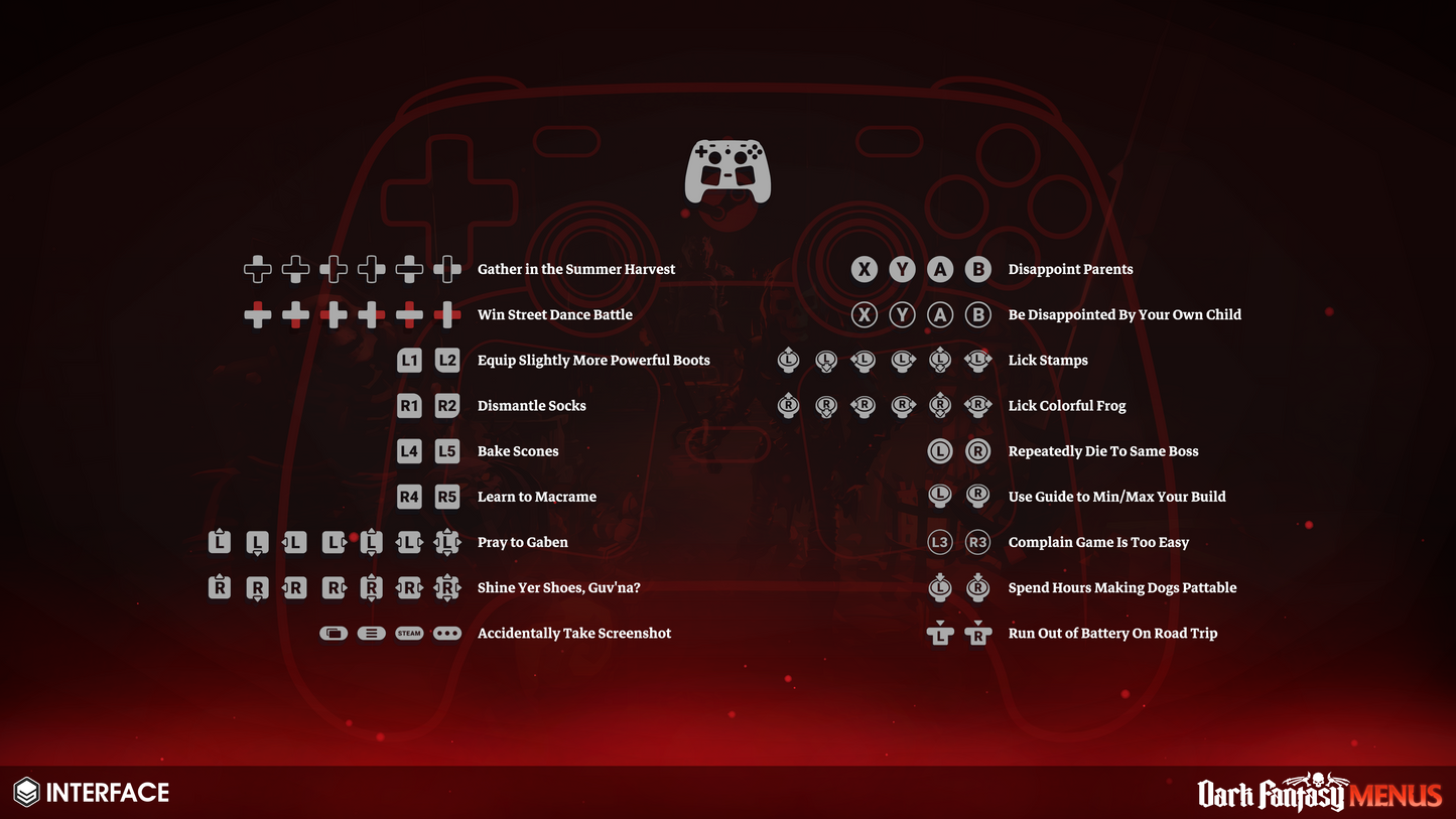 INTERFACE - Dark Fantasy Menus