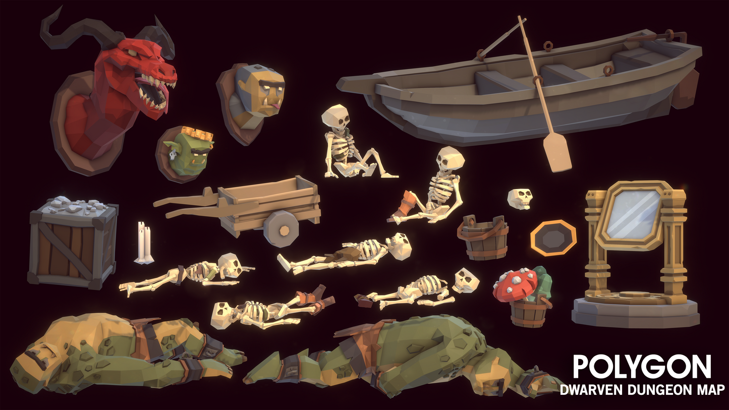 POLYGON - Dwarven Dungeon Map