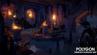 POLYGON - Dwarven Dungeon Map