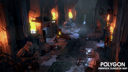 POLYGON - Dwarven Dungeon Map
