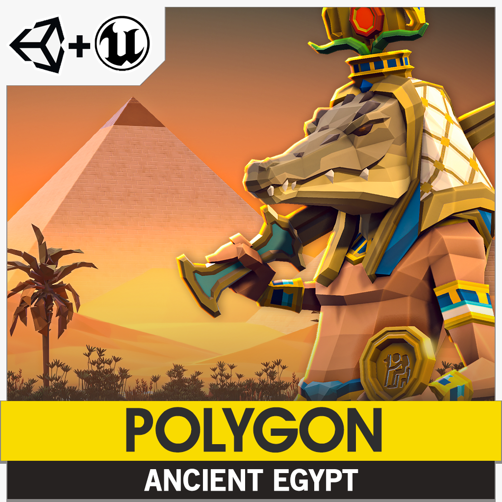 POLYGON Ancient Egypt game asset pack for Unreal Engine and Unity